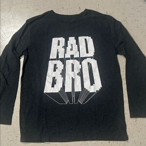 The Children's Place Rad Bro Long Sleeve Tee - Black